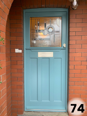 Bespoke wooden front door