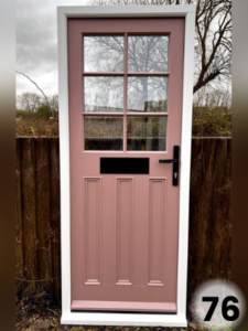 Bespoke Wooden Pink Door